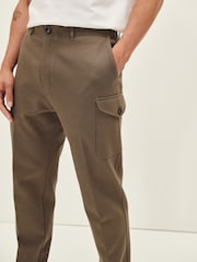 Taupe Brown EDIT Cargo Trousers - Image 1 of 8