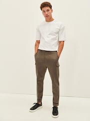 Taupe Brown EDIT Cargo Trousers - Image 2 of 8