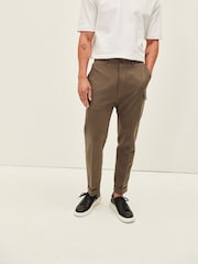 Taupe Brown EDIT Cargo Trousers - Image 3 of 8