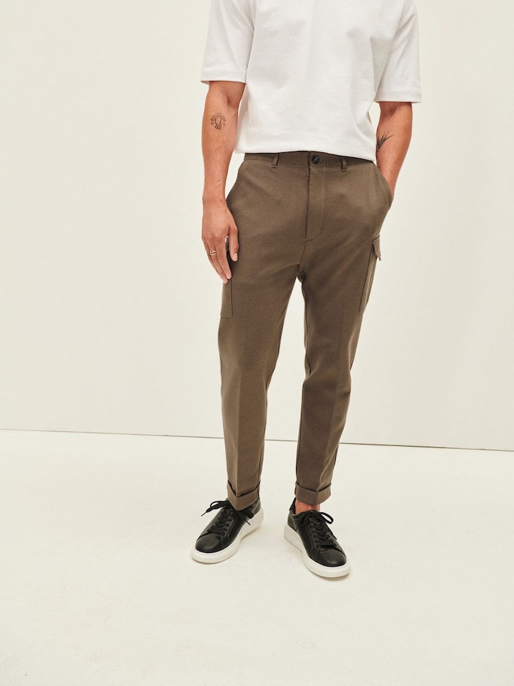 Marron taupe - Pantalon cargo EDIT - Image 3 of 8