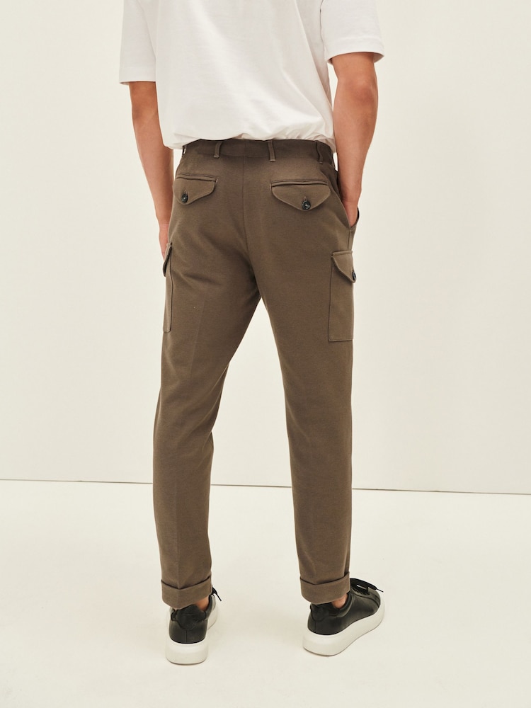 Marron taupe - Pantalon cargo EDIT - Image 4 of 8