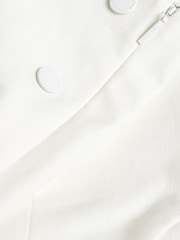 Ted Baker Natural Liroi High Waisted Leggings with Faux Popper Details - Image 4 of 4