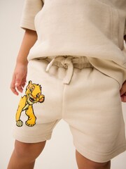 Ecru 100% Cotton Lion King Hoodie and Shorts Set (3mths-7yrs) - Image 4 of 7