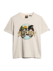 Camiseta Superdry Travel Souvenir Relaxed - Imagem 7 de 7