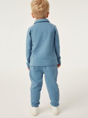 Baker by Ted Baker (0-4yrs) Blue Polo and Jogger Set - Image 2 of 8