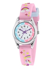 Peers Hardy Girls Purple Tikkers Silicone Strap 3D Unicorn Watch - Image 1 of 8