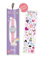 Peers Hardy Girls Purple Tikkers Silicone Strap 3D Unicorn Watch - Image 7 of 8