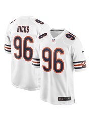 Nike White NFL Chicago Bears Game Road Jersey - Akiem Hicks - Image 1 of 3
