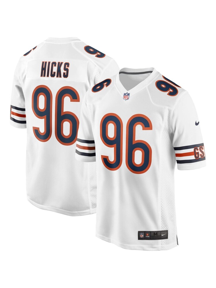 Nike White NFL Chicago Bears Game Road Jersey - Akiem Hicks - Image 1 of 3