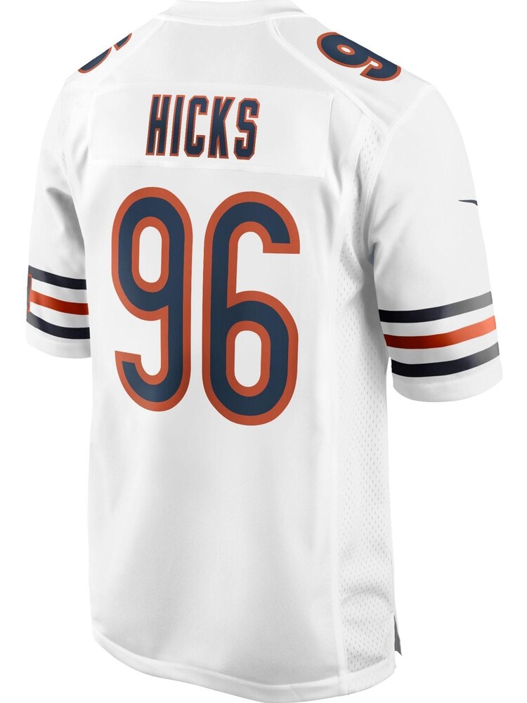 Nike White NFL Chicago Bears Game Road Jersey - Akiem Hicks - Image 3 of 3