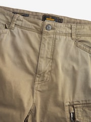 Stone Slim Fit Zip Detail Stretch Cargo Trousers - Image 13 of 14
