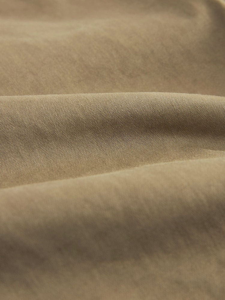 Stone Slim Fit Zip Detail Stretch Cargo Trousers - Image 14 of 14