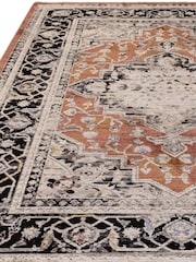 Asiatic Rugs Orange Sovereign Vintage Floral Rug - Image 3 of 4