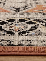 Asiatic Rugs Orange Sovereign Vintage Floral Rug - Image 8 of 8