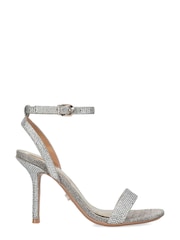 Carvela Silver Idol 100 Sandals - Image 1 of 3