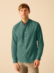 Blue Stretch Oxford Long Sleeve Shirt - Image 3 of 10