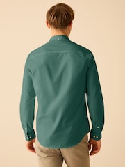 Blue Stretch Oxford Long Sleeve Shirt - Image 4 of 10