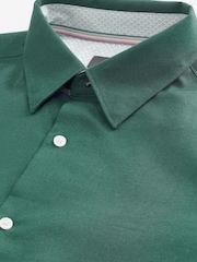 Blue Stretch Oxford Long Sleeve Shirt - Image 9 of 10