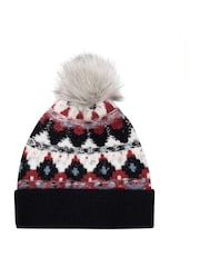 Weird Fish Fradi Fair Isle Bobble šešir - Slika 2 od 3