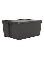 Wham Black 150L Recycled Plastic Storage Box and Lid - Image 3 of 5