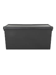 Wham Black 150L Recycled Plastic Storage Box and Lid - Image 4 of 5