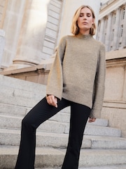 Black Bootcut Trousers - Image 1 of 7