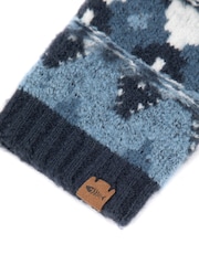 Weird Fish Blue Shutt Fair Isle Wristwarmer - Image 3 of 3