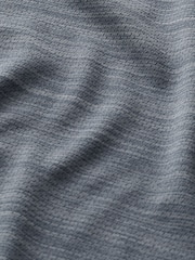 Slate Grey Short Sleeve Tee Active Mesh Training T-Shirt - Image 3 of 5