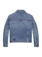 Tommy Hilfiger Blue Oversized Denim Jacket - Image 2 of 3