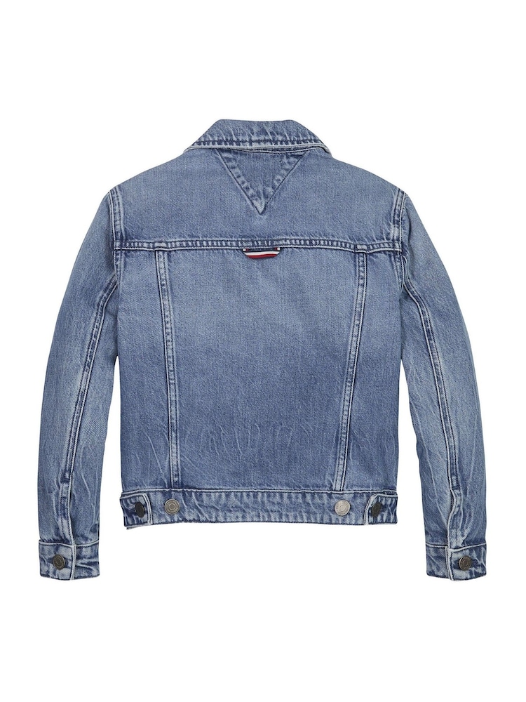 Tommy Hilfiger Blue Oversized Denim Jacket - Image 2 of 3