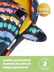 Silentnight Blue Camping Collection Kids SleepingBag Sleeping Bag - Image 6 of 7
