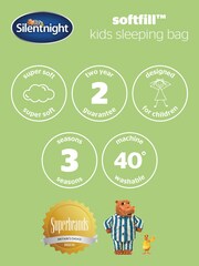 Silentnight Blue Camping Collection Kids SleepingBag Sleeping Bag - Image 7 of 7