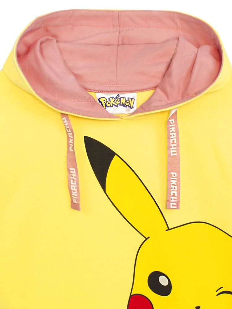 Vanilla Underground Yellow 100% Cotton Pokemon Girls Pikachu Hoodie - Image 2 of 6