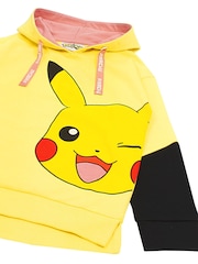 Vanilla Underground Yellow 100% Cotton Pokemon Girls Pikachu Hoodie - Image 4 of 6