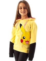 Vanilla Underground Yellow 100% Cotton Pokemon Girls Pikachu Hoodie - Image 5 of 6