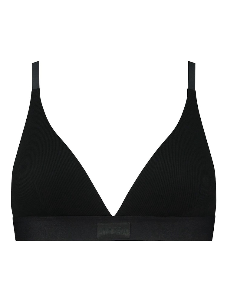 Bye Bra Rib Triangle Bra Top - Image 3 of 4