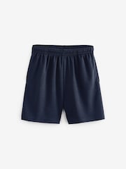 Navy Blue Single Sports Shorts (3-16yrs) - Image 1 of 6