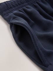 Navy Blue Single Sports Shorts (3-16yrs) - Image 4 of 6