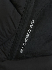 River Island Black Boys Hooded Oversized Gilet - Image 2 of 3