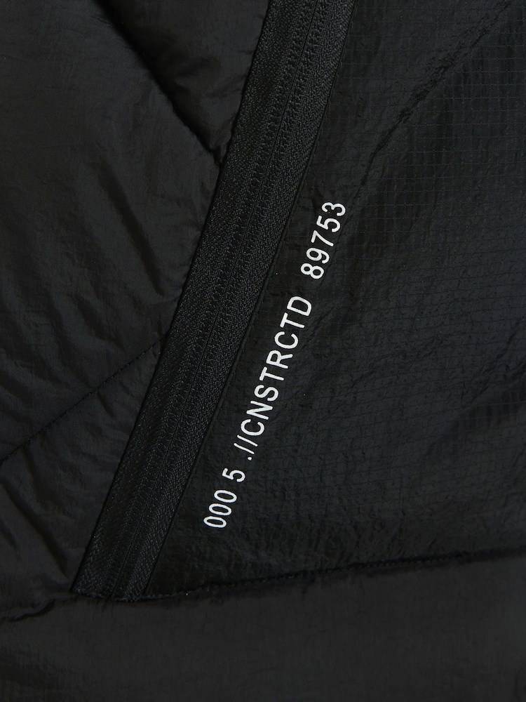 River Island Black Boys Hooded Oversized Gilet - Image 2 of 3