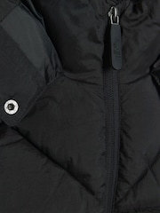River Island Black Boys Hooded Oversized Gilet - Image 3 of 3