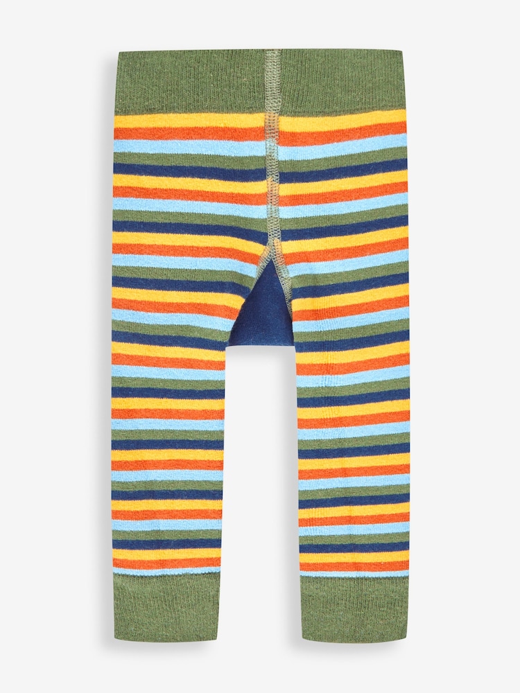 JoJo Maman Bébé Indigo Blue TRex Extra Thick Leggings - Image 2 of 2