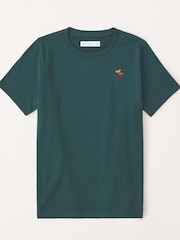 Abercrombie & Fitch Green Moose Logo T-Shirt - Image 1 of 4
