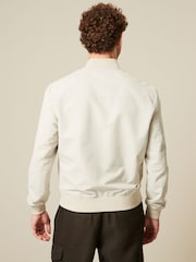 Ecru Shower Resistant Bomber Jacket - Image 3 of 10