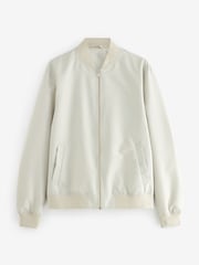 Ecru Shower Resistant Bomber Jacket - Image 6 of 10