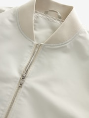 Ecru Shower Resistant Bomber Jacket - Image 8 of 10