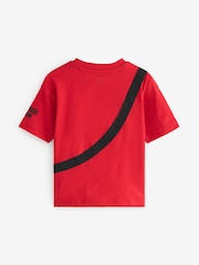 Red Marvel Spider-Man Short Sleeve 100% Cotton Bumbag T-Shirt (3mths-8yrs) - Image 2 of 3