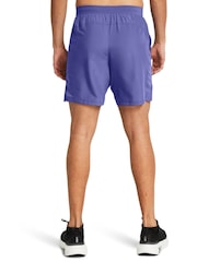 Under Armour Blue Launch 7" Shorts - Image 2 of 7