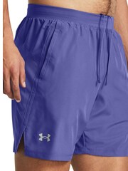 Under Armour Blue Launch 7" Shorts - Image 4 of 7