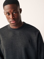 Charcoal Grey Regular Fit Crew Sweatshirt - Image 1 of 7
